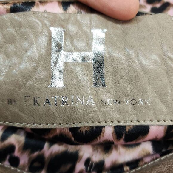 H by Ekatrina New York Tan Studded Flap Crossbody - Picture 5 of 10